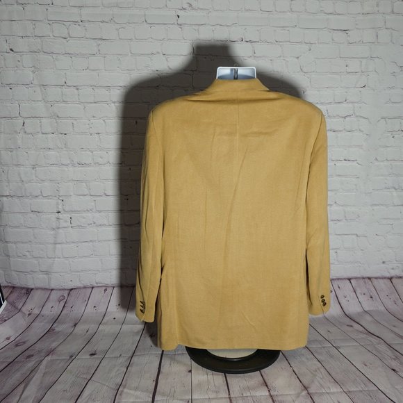 Kasper Microsuede Mens Dress Coat - Picture 3 of 7